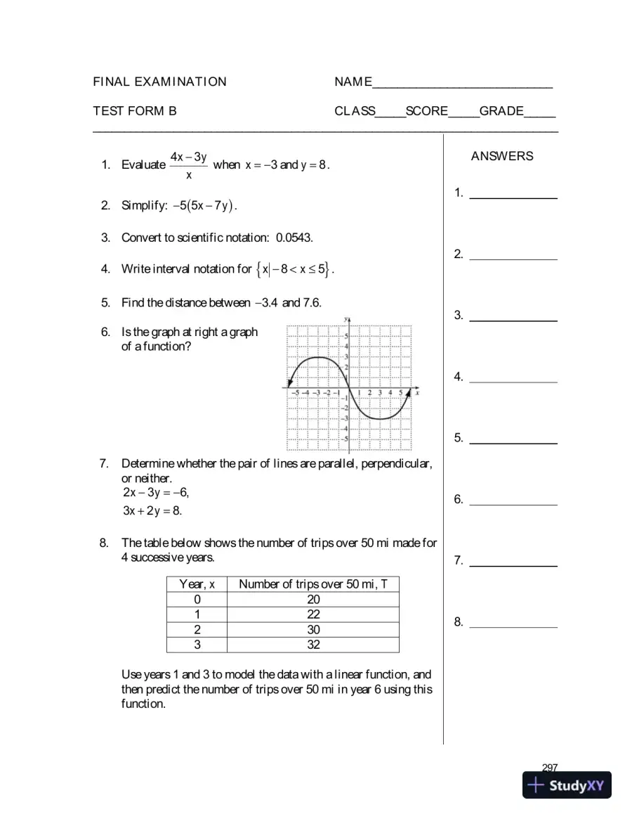 Solution Manual for College Algebra with Intermediate Algebra A Blended Course, page 12