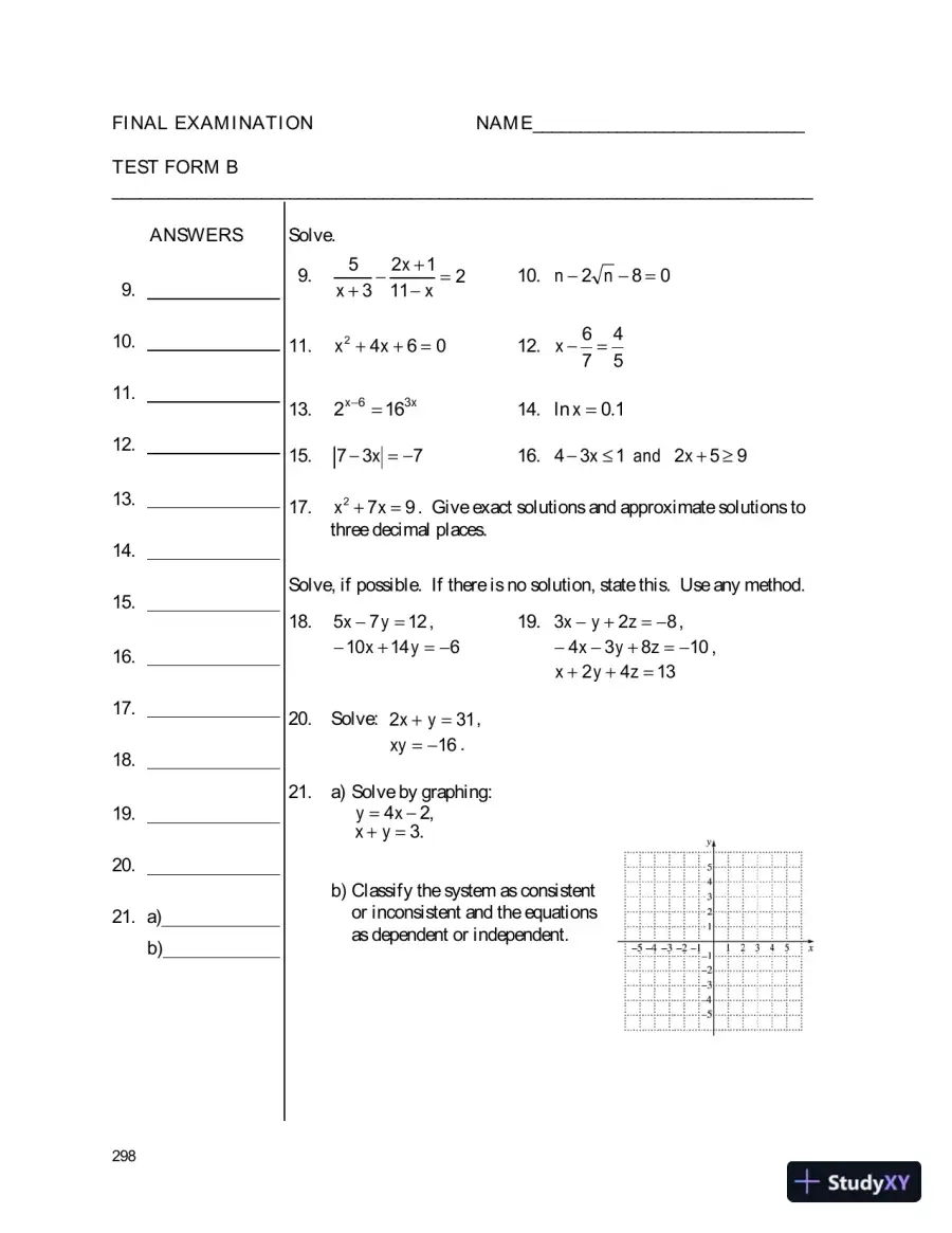 Solution Manual for College Algebra with Intermediate Algebra A Blended Course, page 13