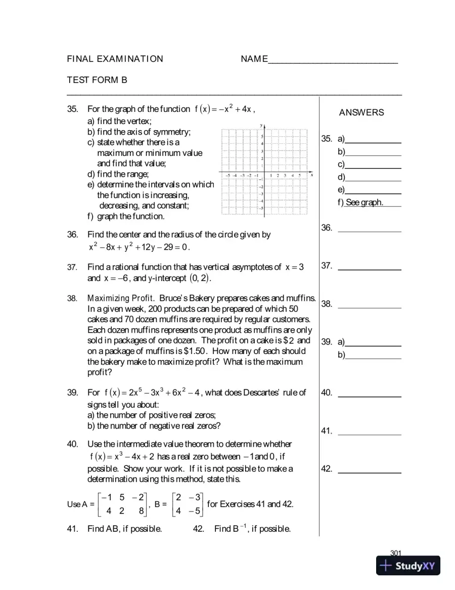 Solution Manual for College Algebra with Intermediate Algebra A Blended Course, page 16