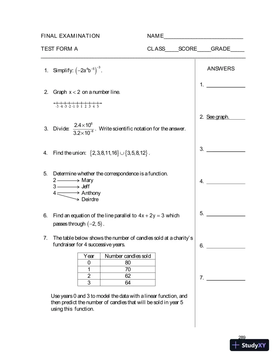Solution Manual for College Algebra with Intermediate Algebra A Blended Course, page 4
