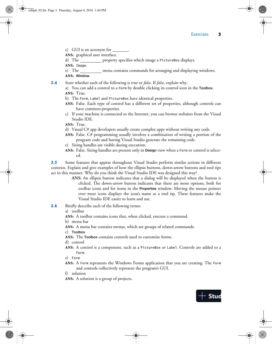 Solution Manual for Visual C# How to Program, 6th Edition, page 13