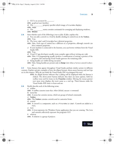 Solution Manual for Visual C# How to Program, 6th Edition - Page 13 preview image