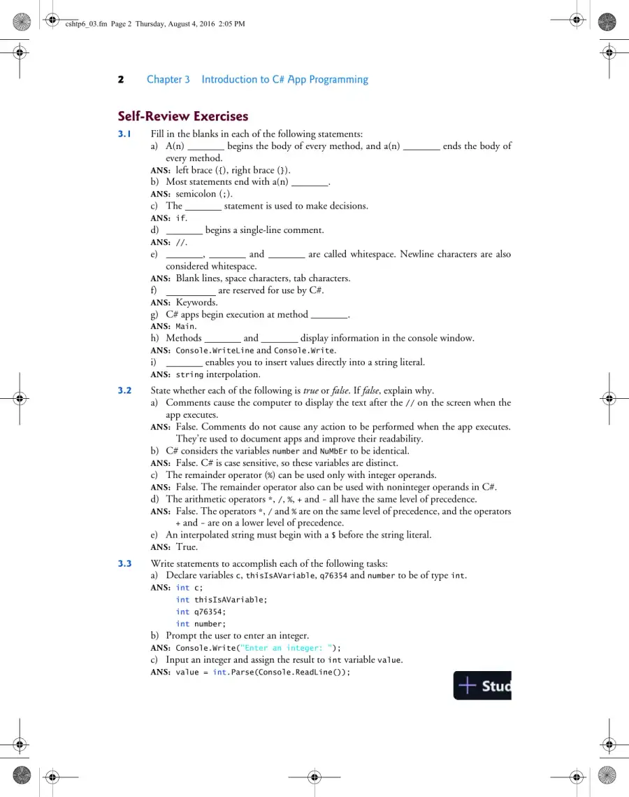 Solution Manual for Visual C# How to Program, 6th Edition, page 15
