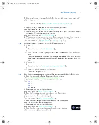 Solution Manual for Visual C# How to Program, 6th Edition - Page 16 preview image