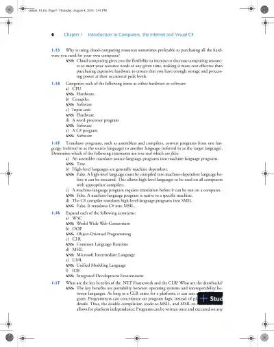 Solution Manual for Visual C# How to Program, 6th Edition - Page 7 preview image