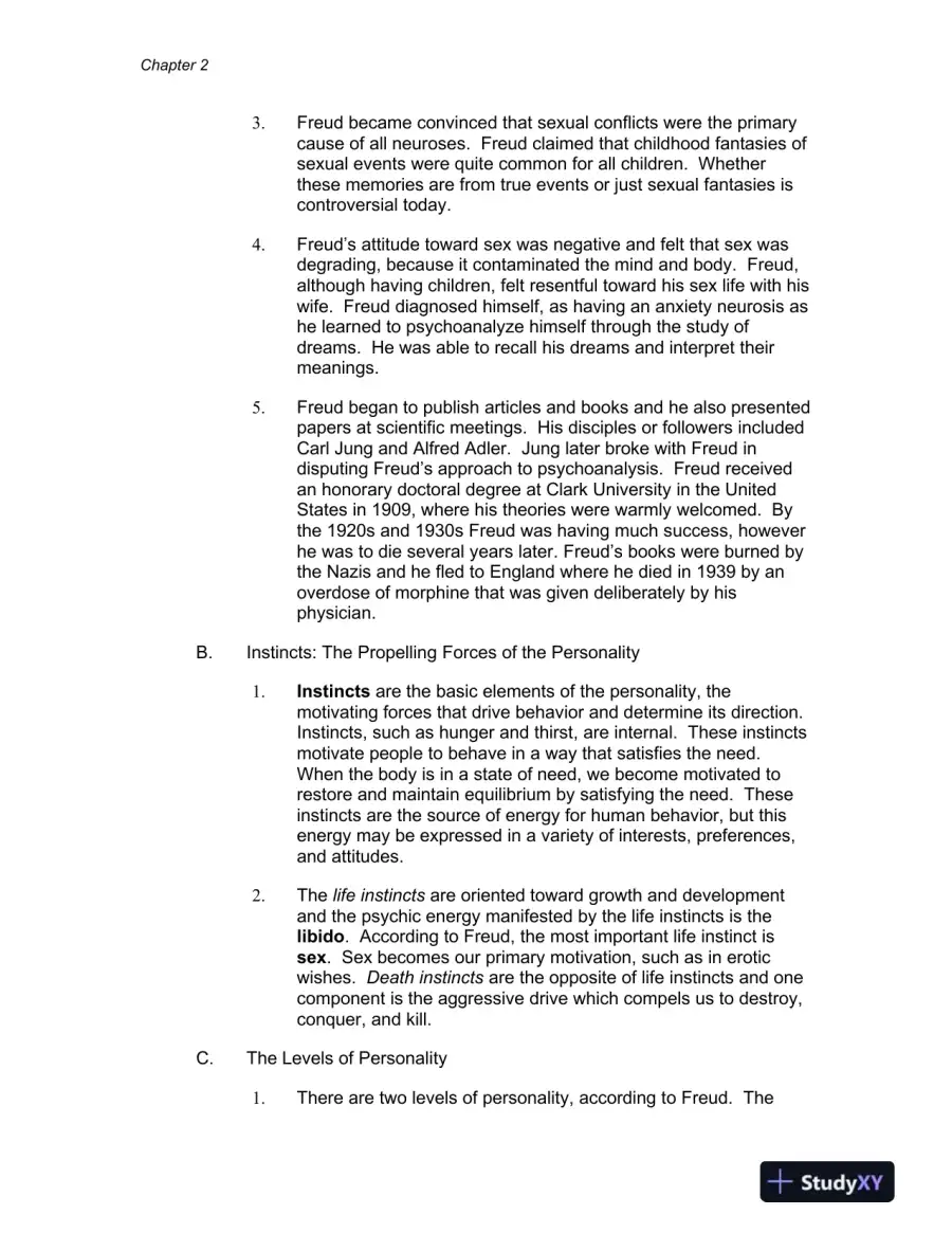 Theories Of Personality, Australian Edition Class Notes, page 9