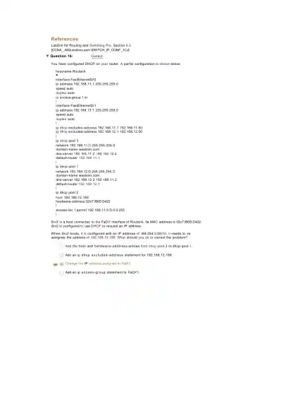 CCNA Practice Exam 5 - Page 10 preview image
