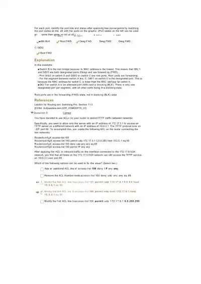 CCNA Practice Exam 5 - Page 2 preview image
