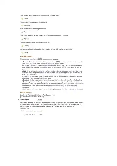 CCNA Practice Exam 5 - Page 7 preview image
