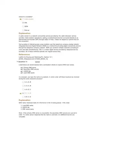 CCNA Practice Exam 5 - Page 9 preview image