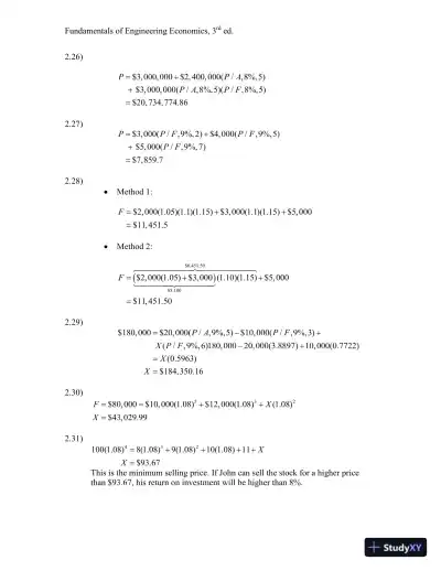 Solution Manual for An Elementary Introduction to Mathematical Finance , 3rd Edition - Page 7 preview image