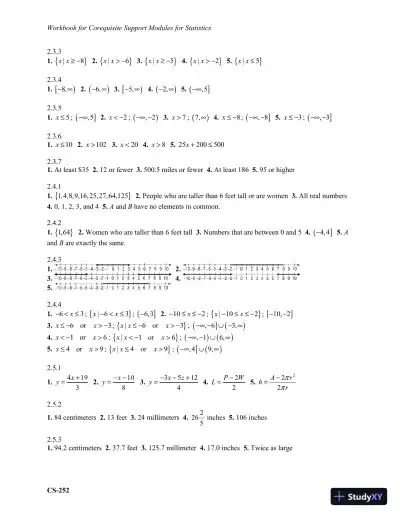 Solution Manual for Corequisite Support Modules for Statistics - Page 7 preview image