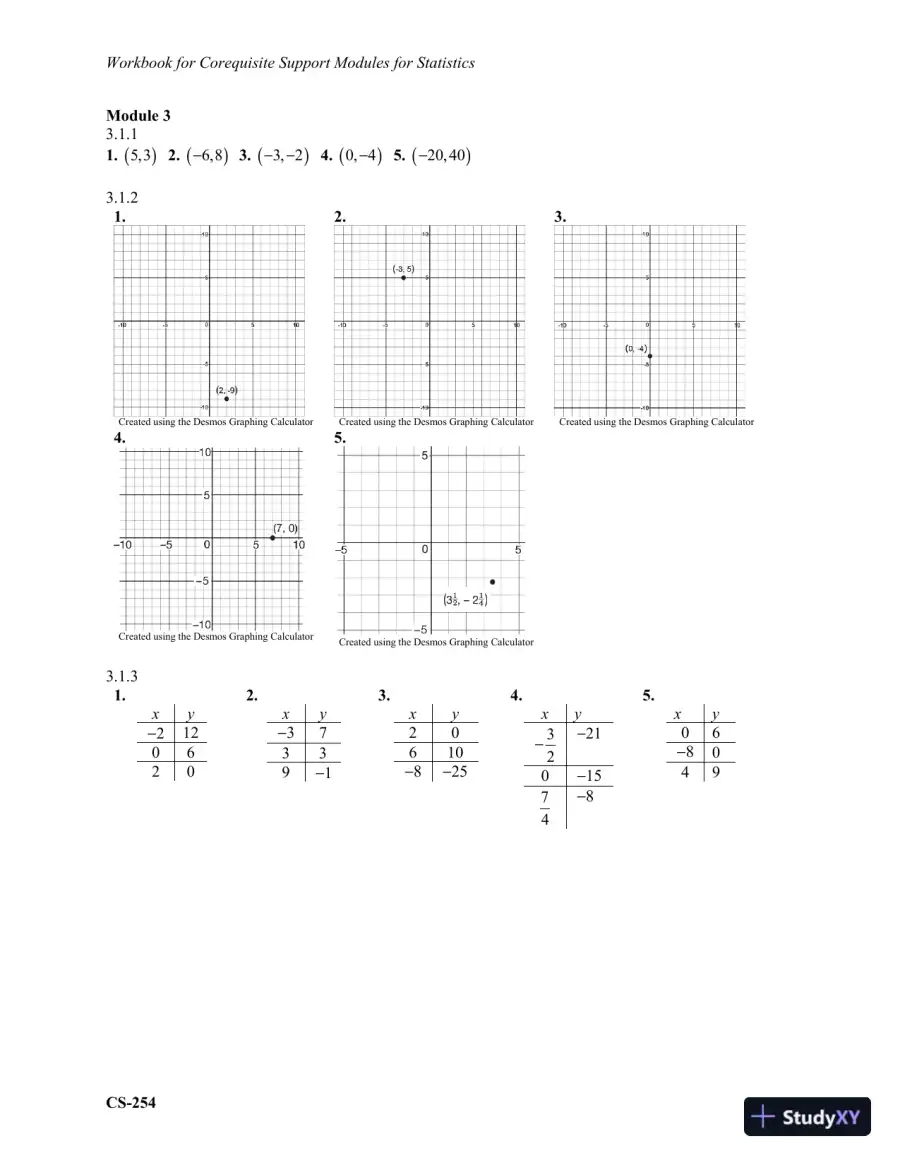 Solution Manual for Corequisite Support Modules for Statistics, page 9