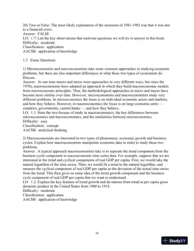 Test Bank for Macroeconomics, 6th Edition - Page 17 preview image