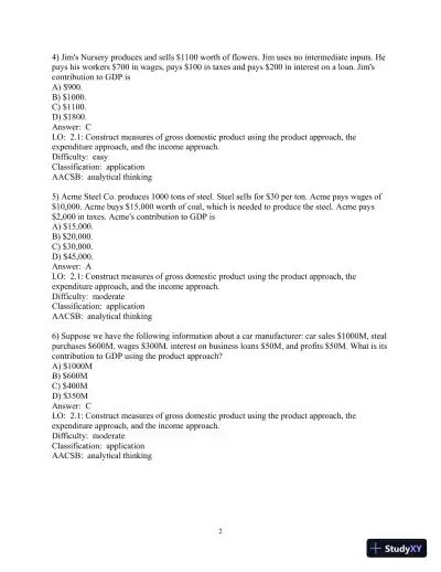 Test Bank for Macroeconomics, 6th Edition - Page 22 preview image