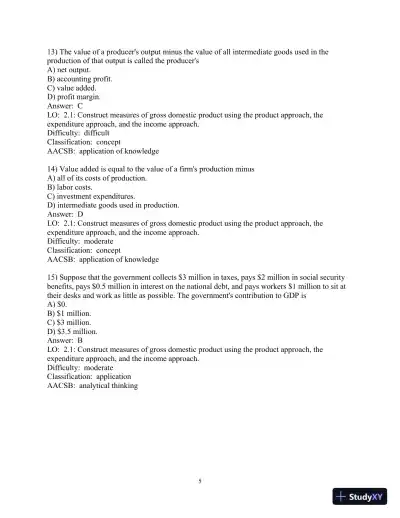 Test Bank for Macroeconomics, 6th Edition - Page 25 preview image