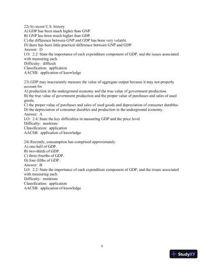 Test Bank for Macroeconomics, 6th Edition - Page 28 preview image