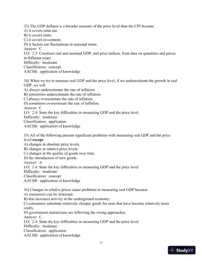 Test Bank for Macroeconomics, 6th Edition - Page 31 preview image