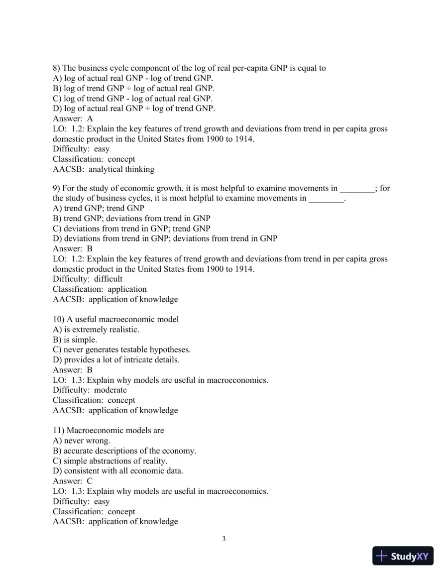Test Bank for Macroeconomics, 6th Edition, page 4