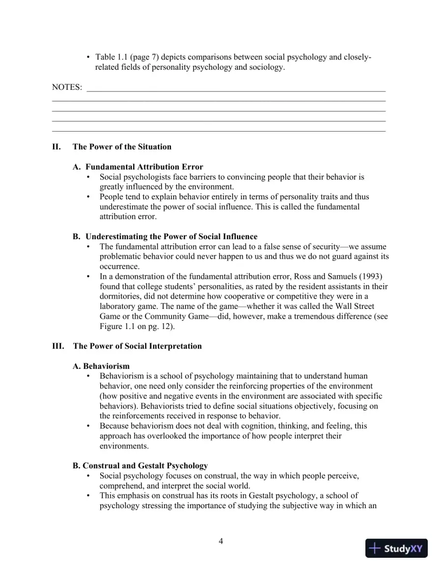 Test Bank For Social Psychology, 8th Edition, page 14