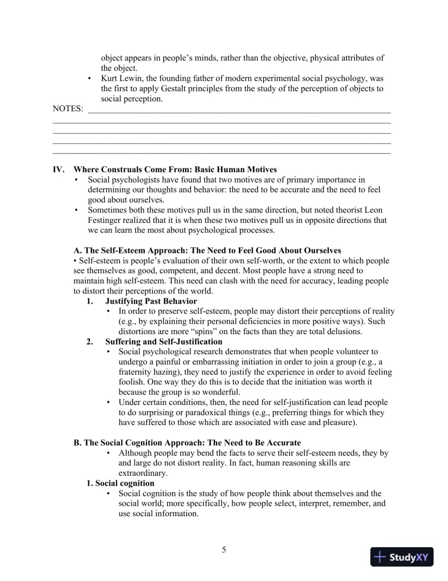 Test Bank For Social Psychology, 8th Edition, page 15
