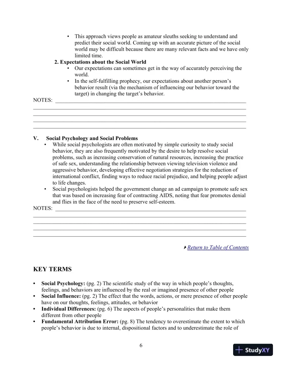 Test Bank For Social Psychology, 8th Edition, page 16