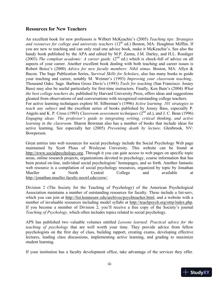 Test Bank For Social Psychology, 8th Edition, page 6