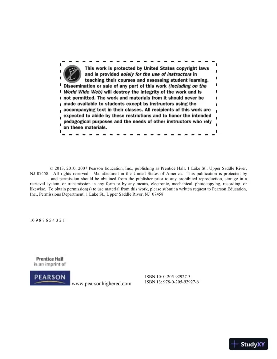 Test Bank For Social Psychology, 8th Edition, page 9