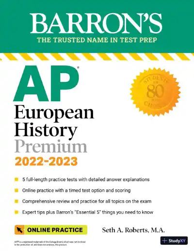 AP European History Premium: With 5 Practice Tests (2022) - Page 1 preview image