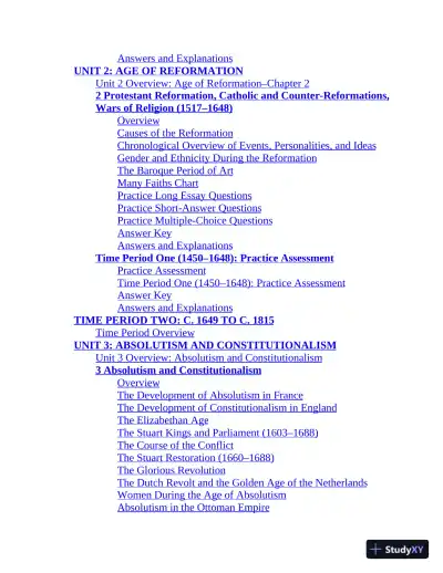 AP European History Premium: With 5 Practice Tests (2022) - Page 11 preview image