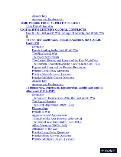 AP European History Premium: With 5 Practice Tests (2022) - Page 15 preview image