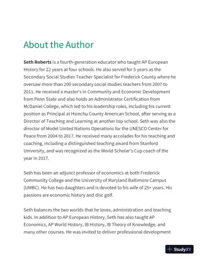 AP European History Premium: With 5 Practice Tests (2022) - Page 8 preview image