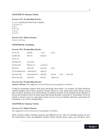 Solution Manual for Harris Reference Guide for Writers, 10th Edition - Page 10 preview image