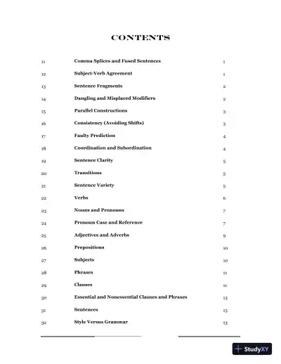 Solution Manual for Harris Reference Guide for Writers, 10th Edition - Page 3 preview image