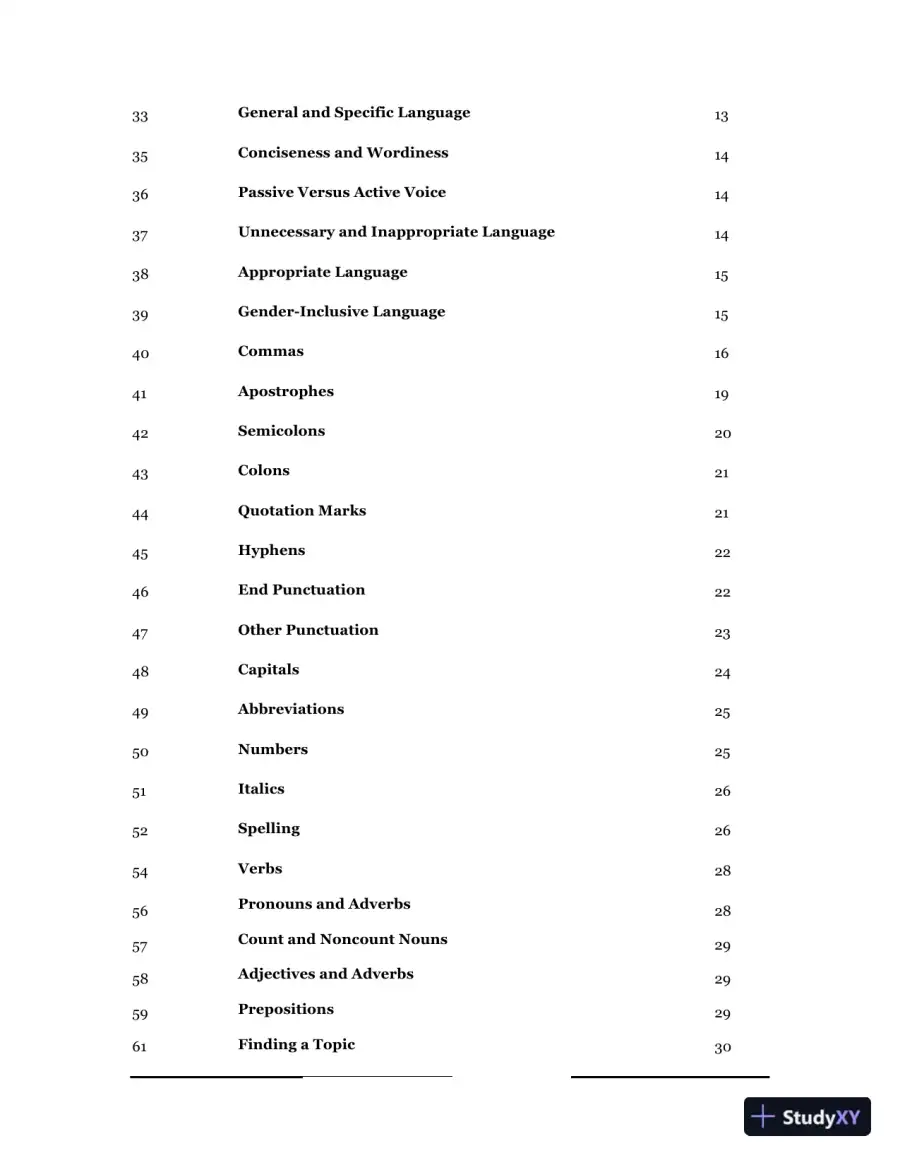 Solution Manual for Harris Reference Guide for Writers, 10th Edition, page 4