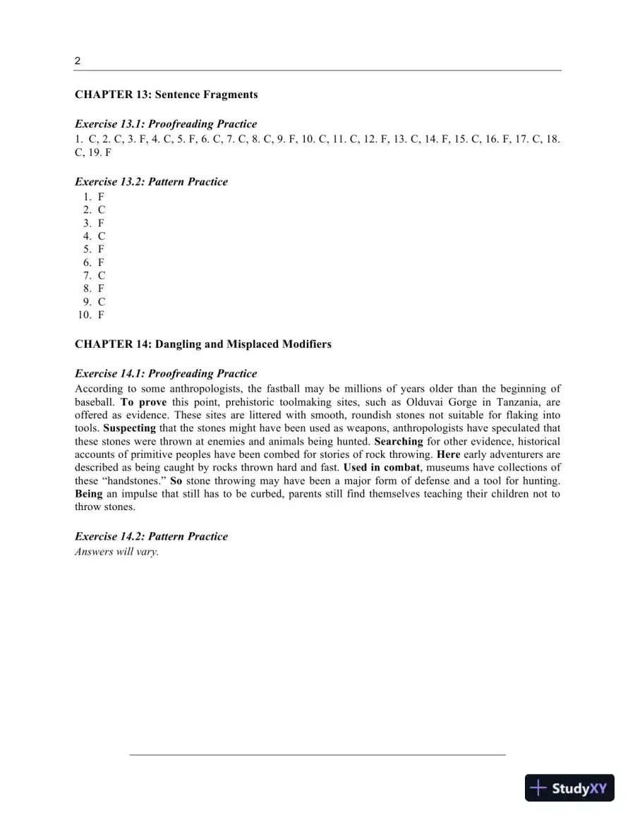 Solution Manual for Harris Reference Guide for Writers, 10th Edition, page 7