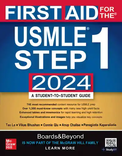 First Aid for the USMLE Step 1 2024: A Student-to-Student Guide (2024) - Page 1 preview image