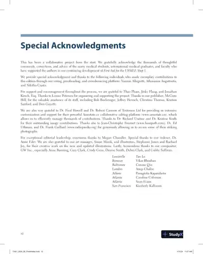 First Aid for the USMLE Step 1 2024: A Student-to-Student Guide (2024) - Page 13 preview image