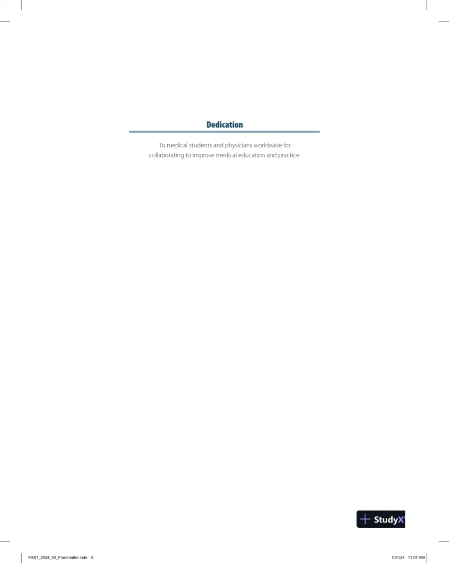 First Aid for the USMLE Step 1 2024: A Student-to-Student Guide (2024), page 5