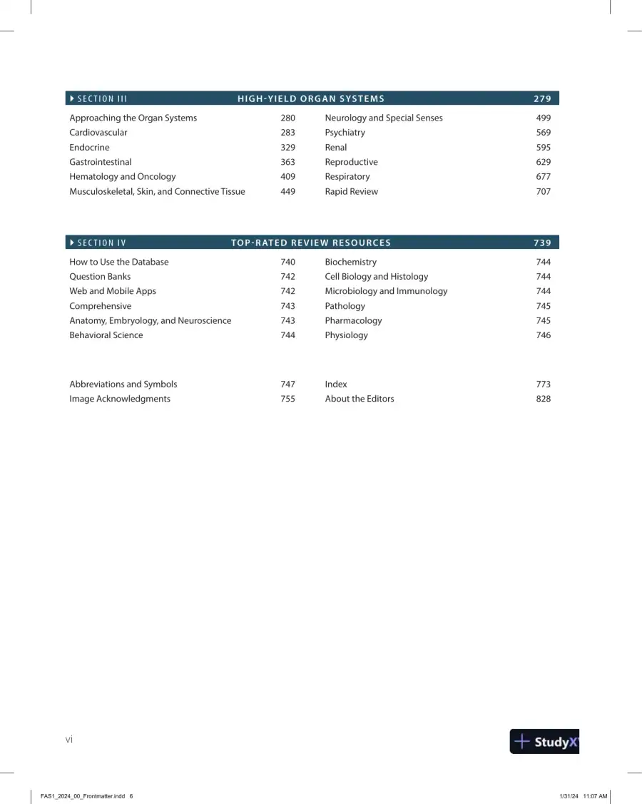 First Aid for the USMLE Step 1 2024: A Student-to-Student Guide (2024), page 7