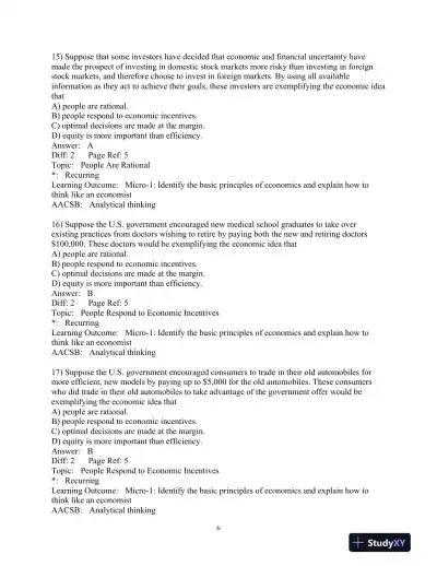 Test Bank for Essentials of Economics, 7th Edition - Page 7 preview image