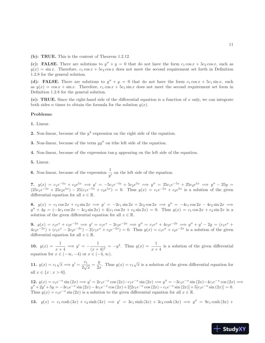 Solution Manual for Differential Equations and Linear Algebra, 4th Edition, page 14