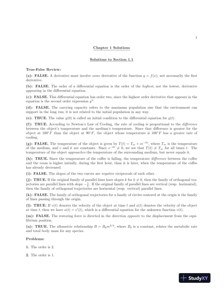 Solution Manual for Differential Equations and Linear Algebra, 4th Edition, page 4