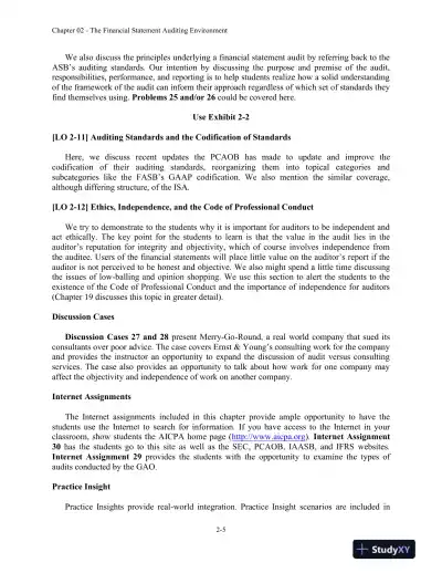 Lecture Notes for Auditing and Assurance Services: A Systematic Approach, 11th Edition - Page 13 preview image