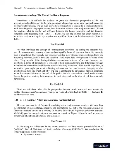 Lecture Notes for Auditing and Assurance Services: A Systematic Approach, 11th Edition - Page 5 preview image