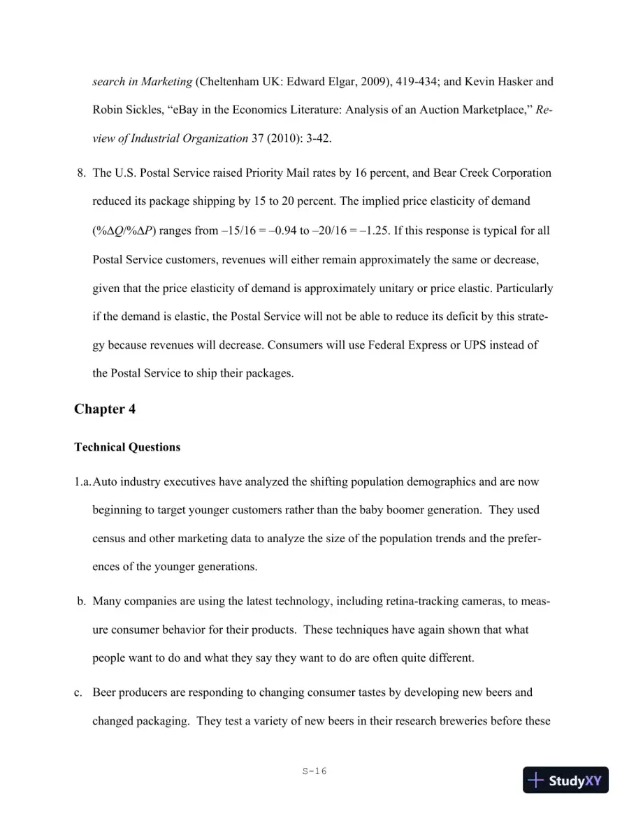 Solution Manual for Economics for Managers, 3rd Edition, page 17