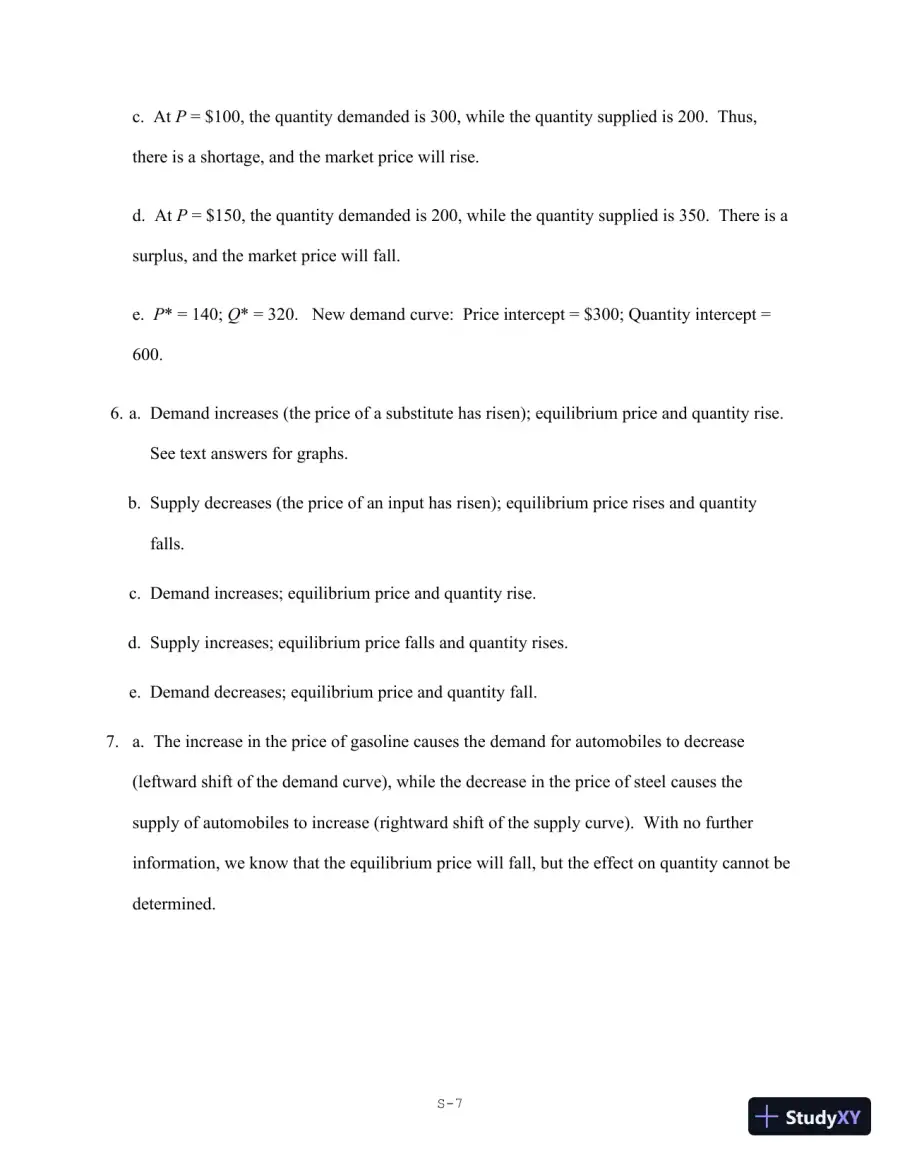 Solution Manual for Economics for Managers, 3rd Edition, page 8