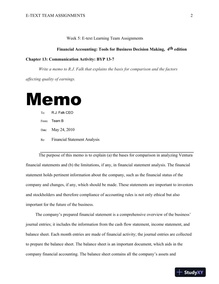 ACC/400 Week 5: E-text Learning Team Assignments, page 3
