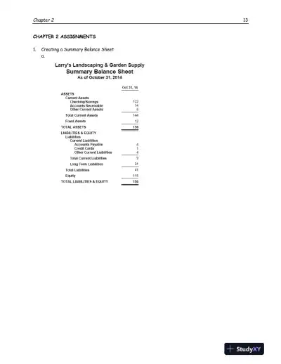 Using QuickBooks Accountant 2015 for Accounting (with QuickBooks CD-ROM) , 14th Edition Solution Manual - Page 14 preview image