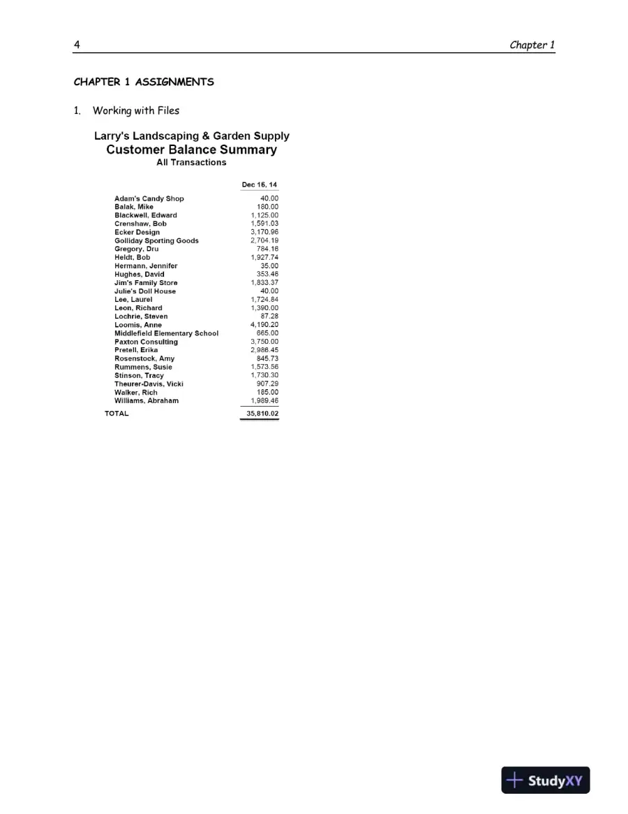 Using QuickBooks Accountant 2015 for Accounting (with QuickBooks CD-ROM) , 14th Edition Solution Manual, page 5
